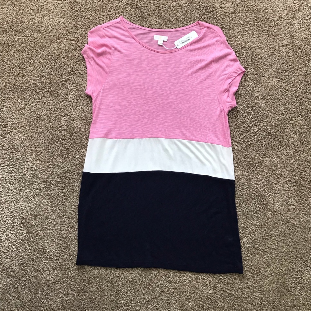 NWOT Block tunic top